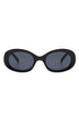 Oval Retro Clout Round Vintage Fashion Sunglasses - Minihomy