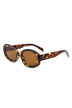 Oval Retro Clout Round Vintage Fashion Sunglasses - Minihomy