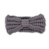 Knitted Bow Winter Headband - Stylish Warm Knit Accessory for Cold Weather - Minihomy