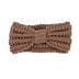 Knitted Bow Winter Headband - Stylish Warm Knit Accessory for Cold Weather - Minihomy