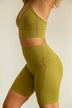 High Waist Yoga Pants with Side Pockets for Women - Short Length - Minihomy