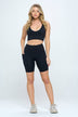 High Waist Yoga Pants with Side Pockets for Women - Short Length - Minihomy