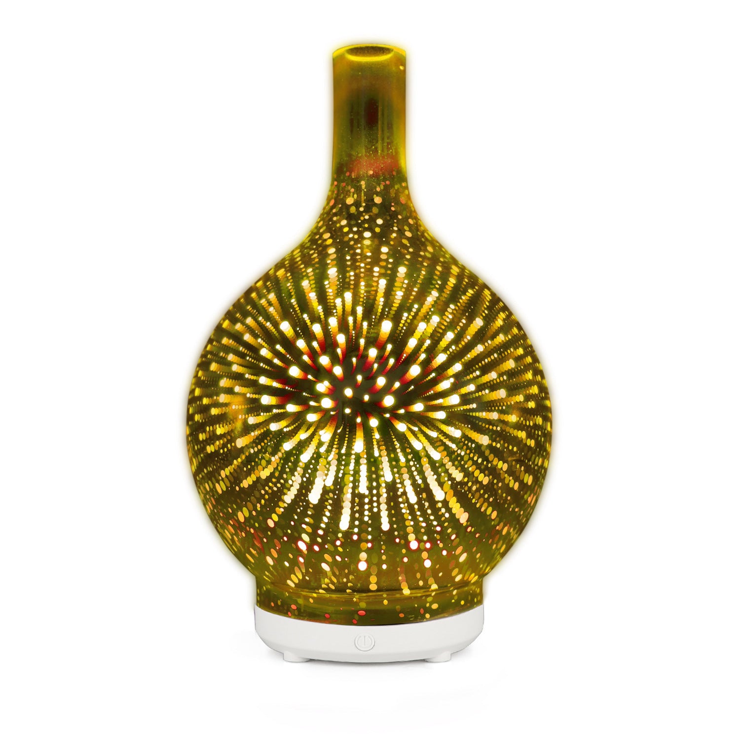Colorful Glass Vase Humidifier - 5V USB Aroma Diffuser