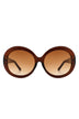 Oversize Circle Fashion Women Round Sunglasses - Minihomy