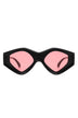 Geometric Triangle Futuristic Fashion Sunglasses - Minihomy