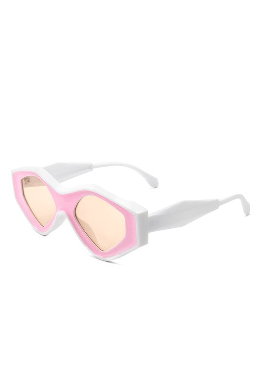 Geometric Triangle Futuristic Fashion Sunglasses - Minihomy