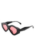 Geometric Triangle Futuristic Fashion Sunglasses - Minihomy