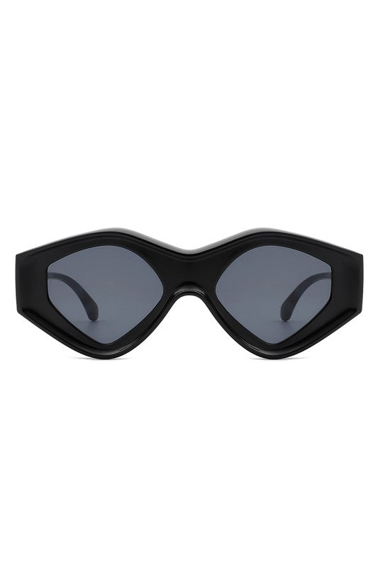 Geometric Triangle Futuristic Fashion Sunglasses - Minihomy