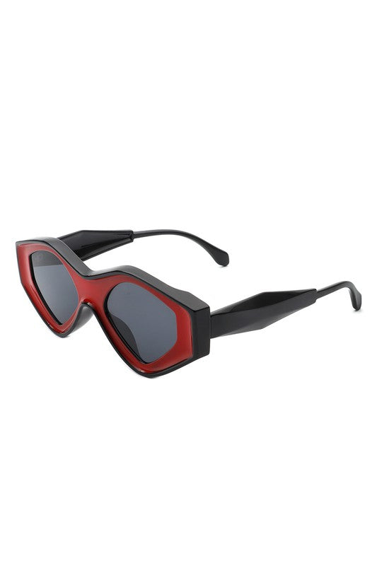 Geometric Triangle Futuristic Fashion Sunglasses - Minihomy