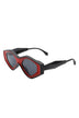 Geometric Triangle Futuristic Fashion Sunglasses - Minihomy