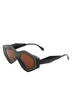 Geometric Triangle Futuristic Fashion Sunglasses - Minihomy