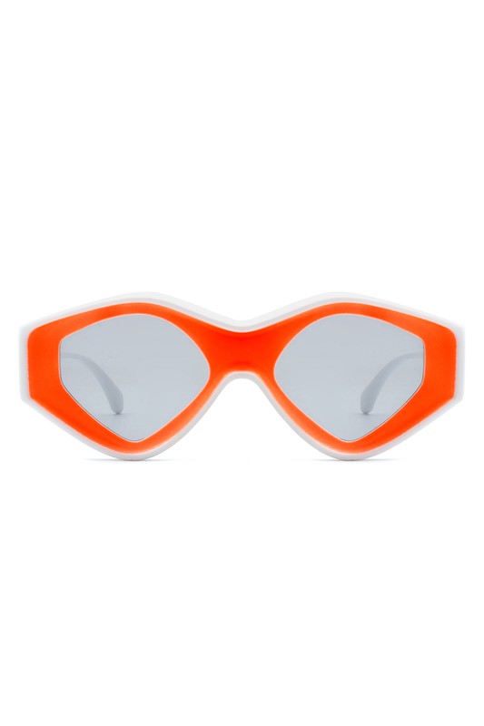 Geometric Triangle Futuristic Fashion Sunglasses - Minihomy