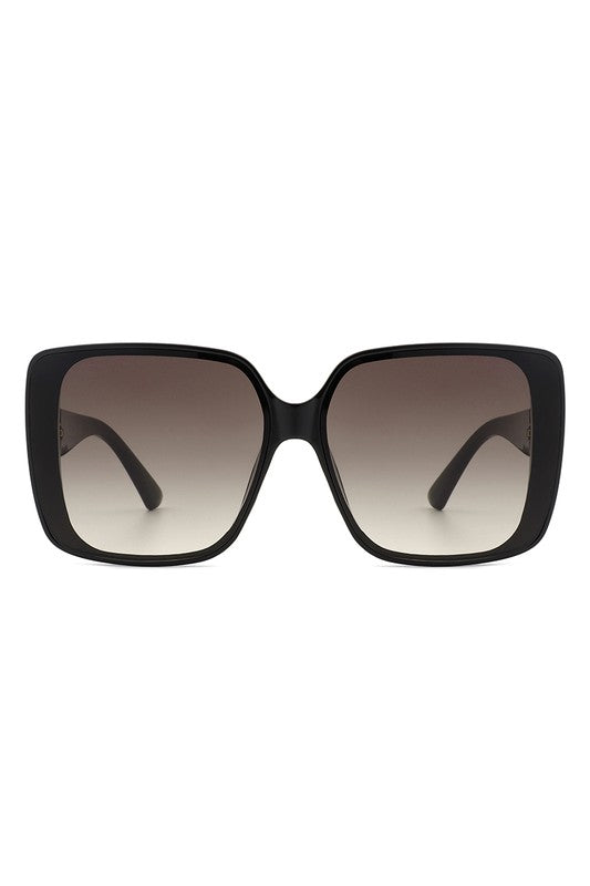 Square Retro Flat Top Women’s Sunglasses - Stylish UV Protection
