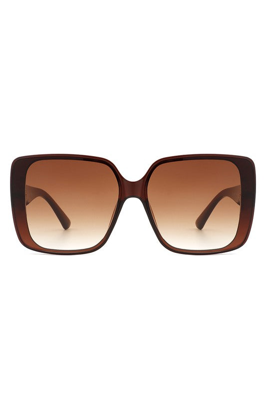 Square Retro Flat Top Women’s Sunglasses - Stylish UV Protection