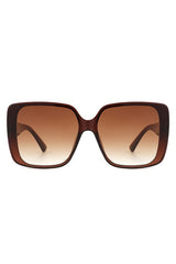 Square Retro Flat Top Women’s Sunglasses - Stylish UV Protection