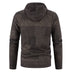 Loose Plus Size Zipper Wool Casual Jacket - Minihomy