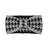 Houndstooth Bow Headband - Minihomy