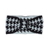 Houndstooth Bow Headband - Minihomy