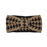 Houndstooth Bow Headband - Minihomy