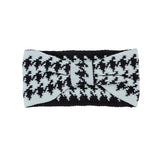 Houndstooth Bow Headband - Minihomy