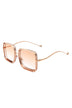 Classic Square Retro Tinted Fashion Sunglasses for Stylish Protection - Minihomy