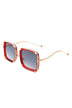 Classic Square Retro Tinted Fashion Sunglasses for Stylish Protection - Minihomy