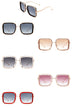 Classic Square Retro Tinted Fashion Sunglasses for Stylish Protection - Minihomy