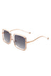 Classic Square Retro Tinted Fashion Sunglasses for Stylish Protection - Minihomy