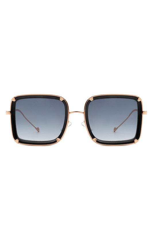 Classic Square Retro Tinted Fashion Sunglasses for Stylish Protection - Minihomy