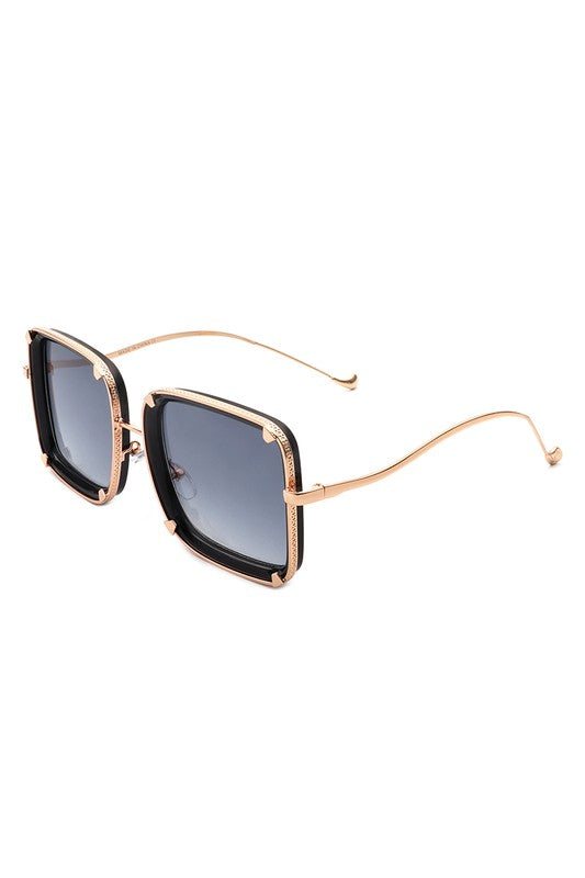 Classic Square Retro Tinted Fashion Sunglasses for Stylish Protection - Minihomy