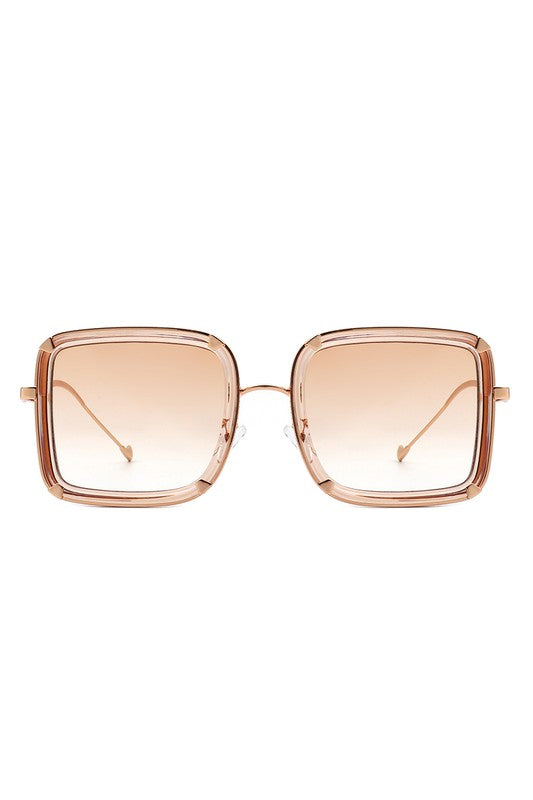 Classic Square Retro Tinted Fashion Sunglasses for Stylish Protection - Minihomy