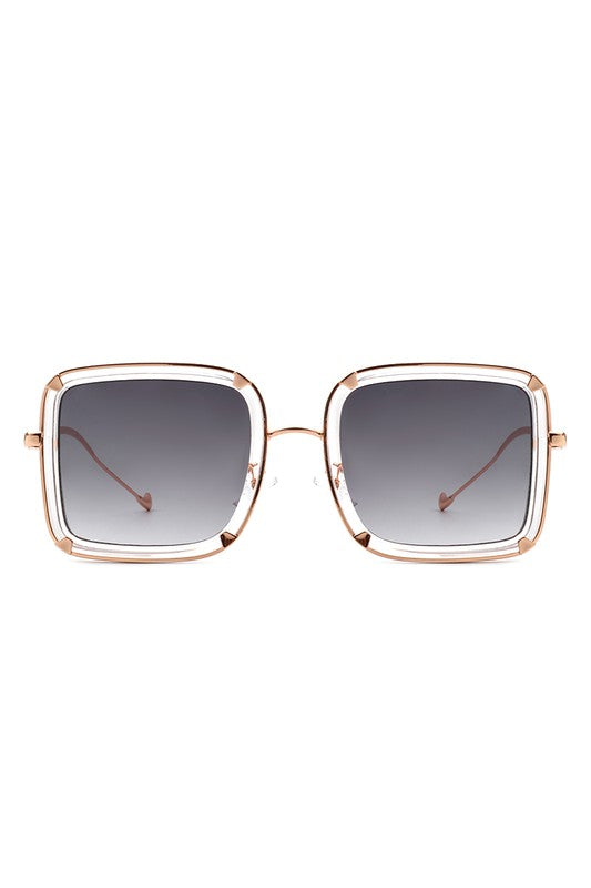 Classic Square Retro Tinted Fashion Sunglasses for Stylish Protection - Minihomy