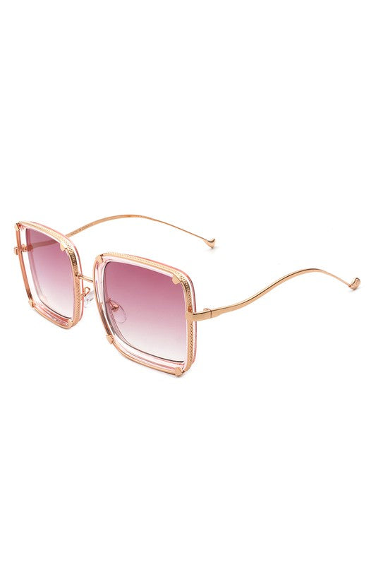 Classic Square Retro Tinted Fashion Sunglasses for Stylish Protection - Minihomy