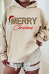 Plus Size Merry Christmas Hoodie for Women - Festive Holiday Sweater - Minihomy