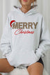 Plus Size Merry Christmas Hoodie for Women - Festive Holiday Sweater - Minihomy