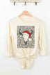 Cattle Christmas Long Sleeve T-Shirt - Festive Graphic Sweatshirt - Minihomy