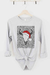 Cattle Christmas Long Sleeve T-Shirt - Festive Graphic Sweatshirt - Minihomy