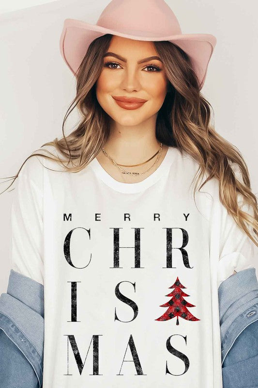Merry Christmas Graphic T-Shirt - Festive Holiday Tee for Men & Women - Minihomy
