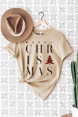 Merry Christmas Graphic T-Shirt - Festive Holiday Tee for Men & Women - Minihomy