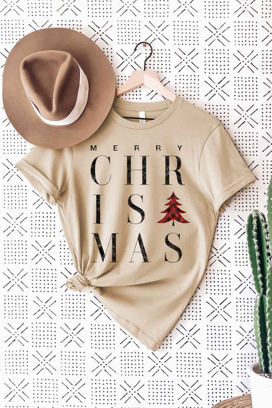 Merry Christmas Graphic T-Shirt - Festive Holiday Tee for Men & Women - Minihomy