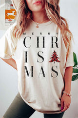 Merry Christmas Graphic T-Shirt - Festive Holiday Tee for Men & Women - Minihomy