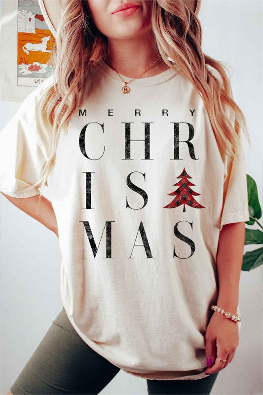 Merry Christmas Graphic T-Shirt - Festive Holiday Tee for Men & Women - Minihomy