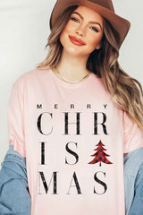 Merry Christmas Graphic T-Shirt - Festive Holiday Tee for Men & Women - Minihomy