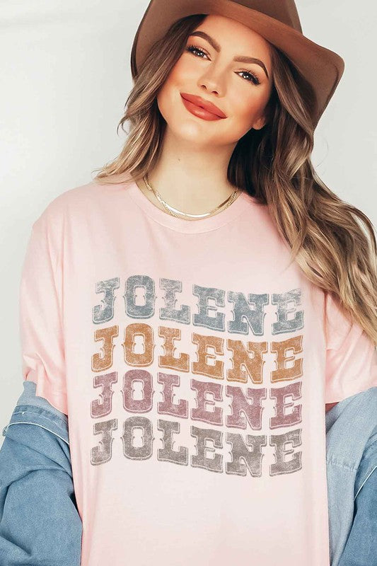 Plus Size Jolene Western Dolly T-Shirt - Trendy Graphic Tee - Minihomy