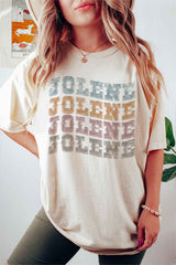 Plus Size Jolene Western Dolly T-Shirt - Trendy Graphic Tee - Minihomy