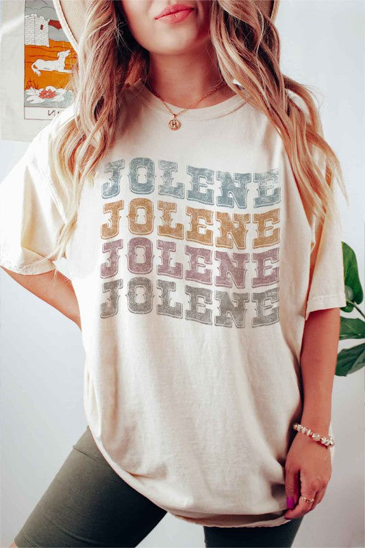 Plus Size Jolene Western Dolly T-Shirt - Trendy Graphic Tee - Minihomy