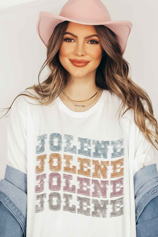 Plus Size Jolene Western Dolly T-Shirt - Trendy Graphic Tee - Minihomy