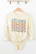 Jolene Western Dolly Long Sleeve Tee - Women's Casual Country Shirt - Minihomy