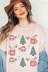 Plus Size Christmas Graphic Tee/T-Shirt - Festive Holiday Design - Minihomy