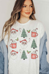 Plus Size Christmas Graphic Tee/T-Shirt - Festive Holiday Design - Minihomy